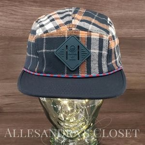 United by Blue Hat Cap Night Sky 5 Plaid Flannel 5-Panel Baseball Cap Adjustable
